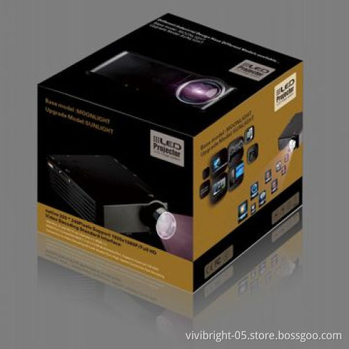 barcomax Brand GP7S mini projector,manufactuer OEM Provide Wholesale 1080P DLP Led Mini portable